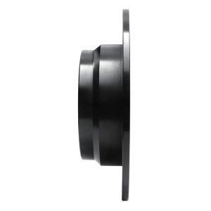 Volvo S70 Brake Rotor (1) - Rear Left - R1 Concepts - Drilled & Slotted - Black - `96-`04